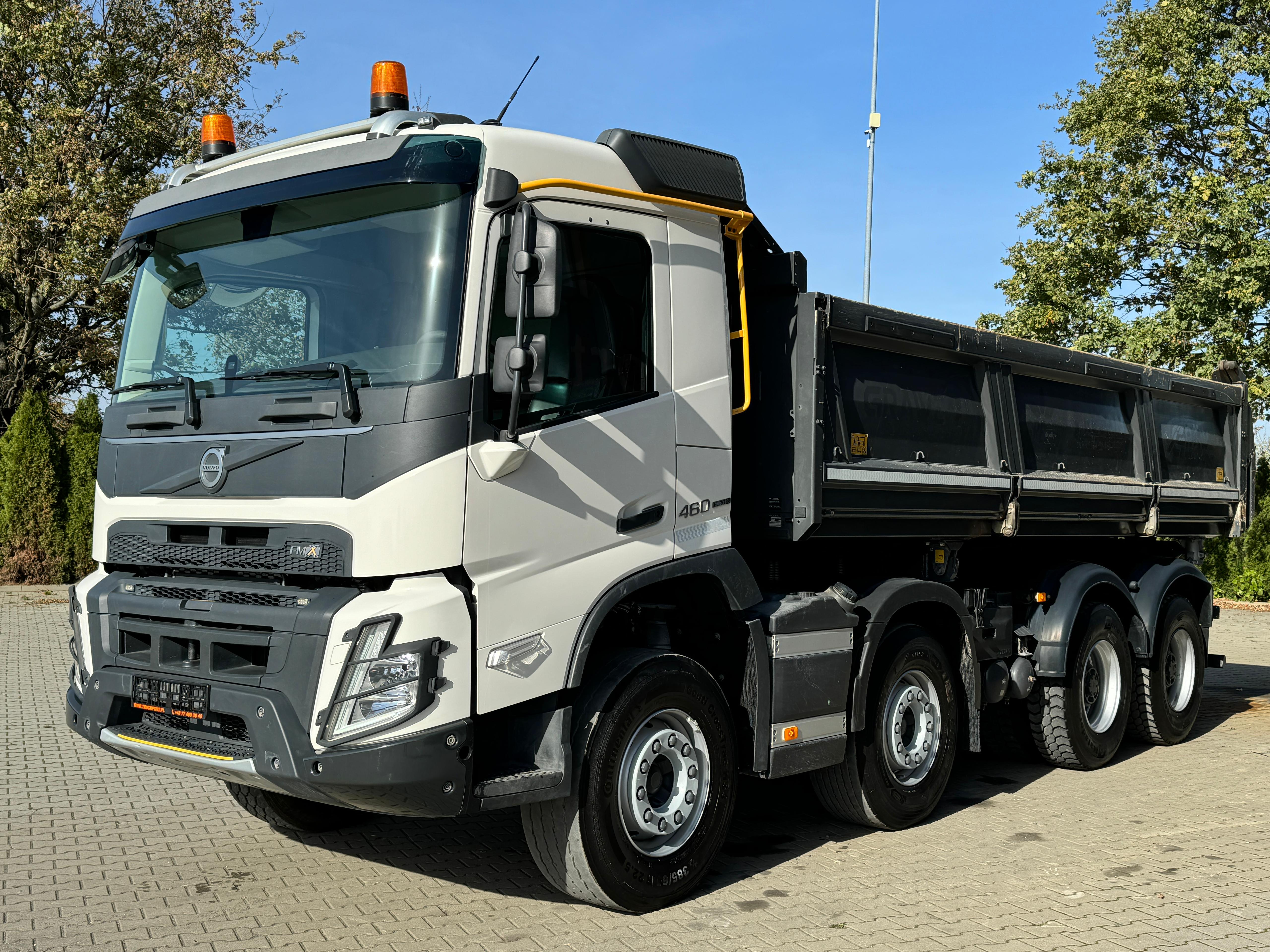 VOLVO FMX 460 8x4 EURO6|WYWROTKA TRÓJSTRONNA Z BORDMATIKIEM